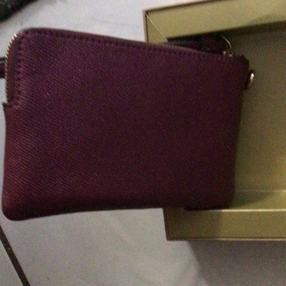 Coach Black Cherry Wristlet - Picture 4 of 5